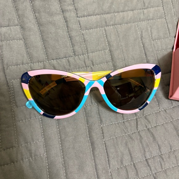 Prive Revaux Striped Frame Cat’s Eye The Timeless Sunglasses - Picture 2 of 9